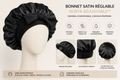 Verstellbare Premium Satin-Schlafhaube | Norya