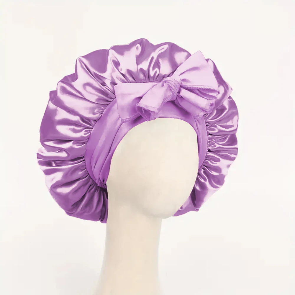 Verstellbare Premium Satin-Schlafhaube | Norya