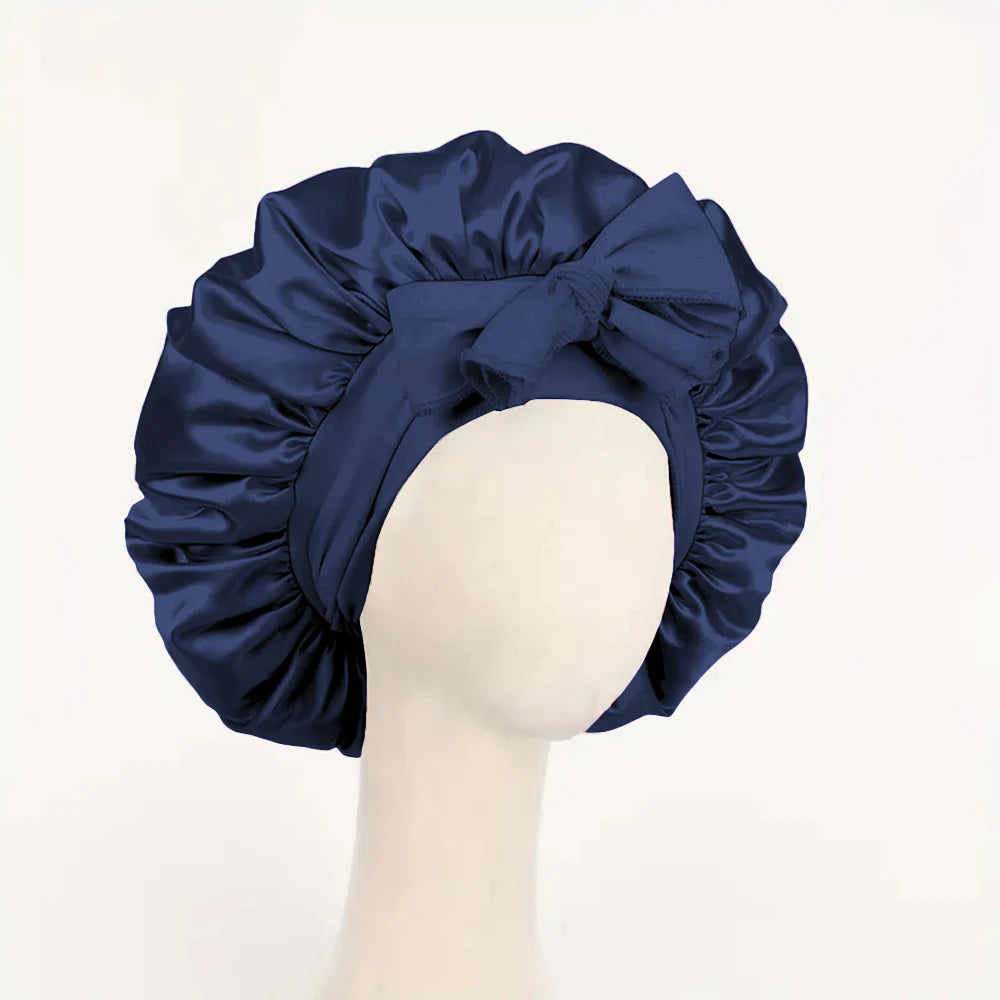 Verstellbare Premium Satin-Schlafhaube | Norya