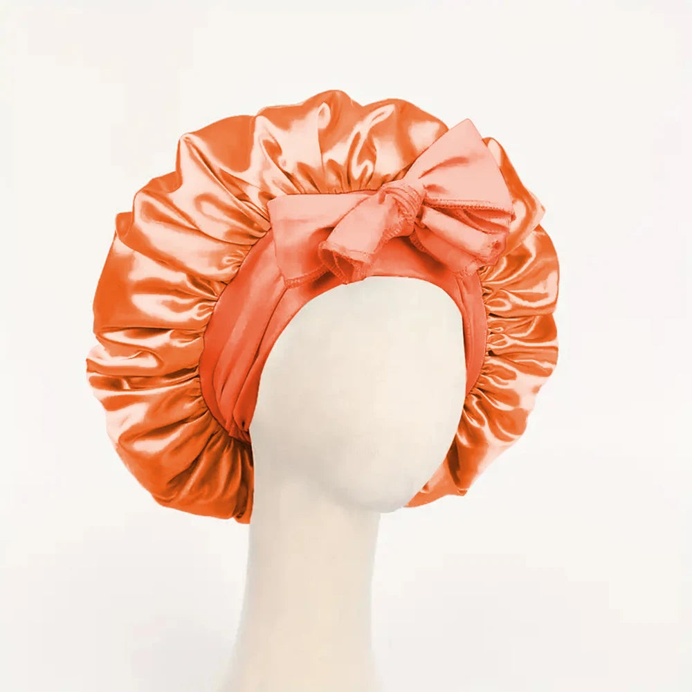 Verstellbare Premium Satin-Schlafhaube | Norya