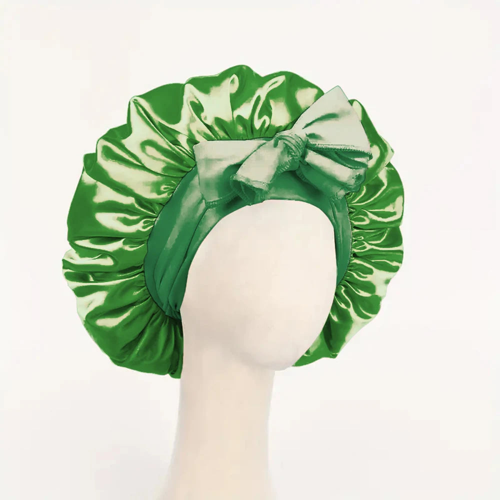 Verstellbare Premium Satin-Schlafhaube | Norya