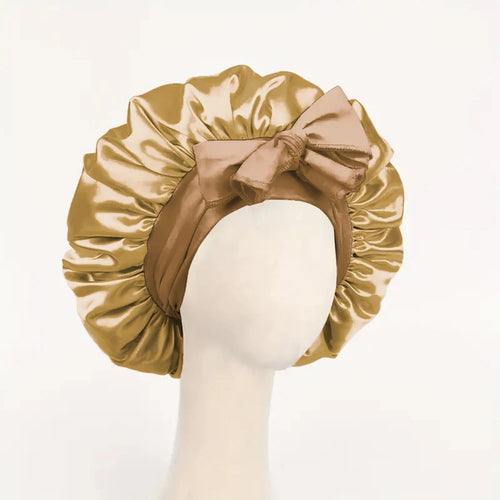 Verstellbare Premium Satin-Schlafhaube | Norya