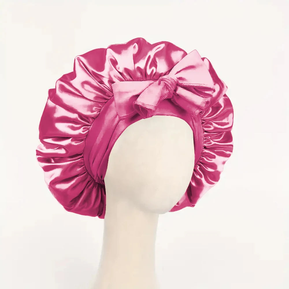 Verstellbare Premium Satin-Schlafhaube | Norya